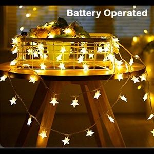 Star String Lights (Battery Operated)